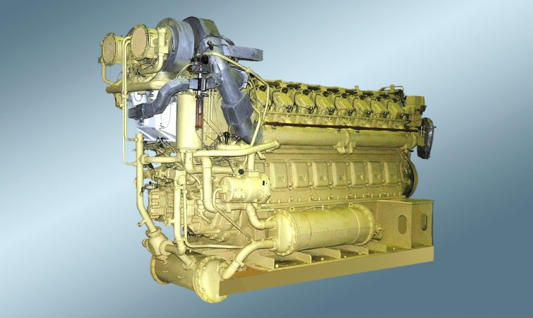Marine diesel engine 10D49